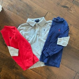 Set of 3 Ralph Lauren Polo long sleeve shirts